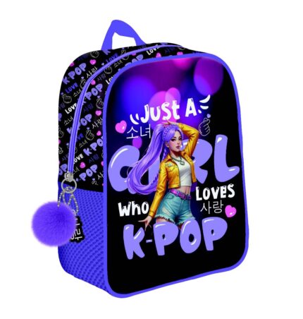 Mochila Mediana 3D Kpop 30X24X8Cm