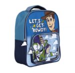 Mochila Con Bolsillo Trasparente Toy Story 30x24.5x11cm..