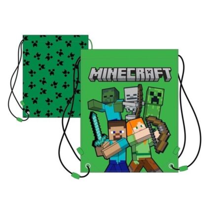 Saco Mochila Minecraft 40x35cm.
