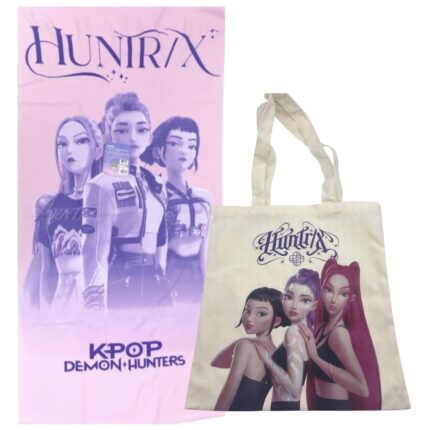 Bolsa Shopping y Toalla Microfibra K-Pop Hunters