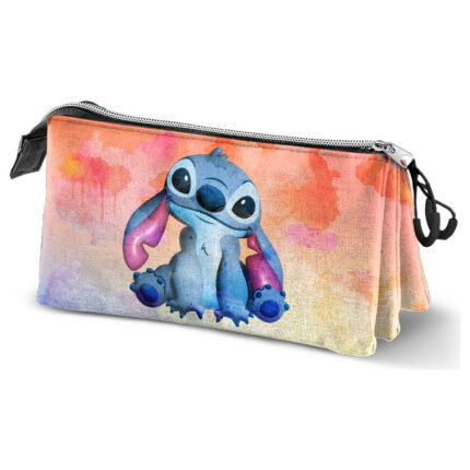Portatodo Stitch Disney Triple 23x11x7cm.