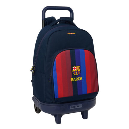 MOCHILA GDE. C/RUEDAS COMPACT EXTRAIBLE F.C.BARCELONA 33x22x45cm.