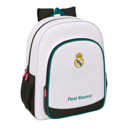 MOCHILA JUNIOR ADAPT.CARRO REAL MADRID 32x12x38cm.